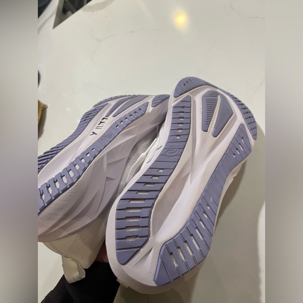 Asics White and Gray Athletic Shoes - Picture 6 of 8